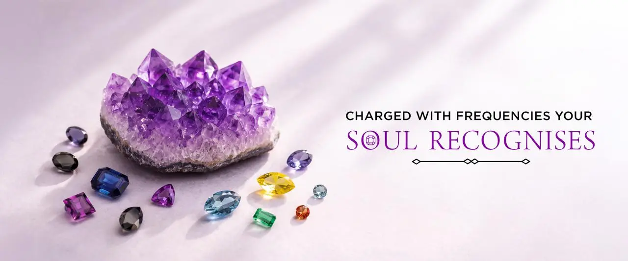 Rudraa Ratna sacred crystal collection banner