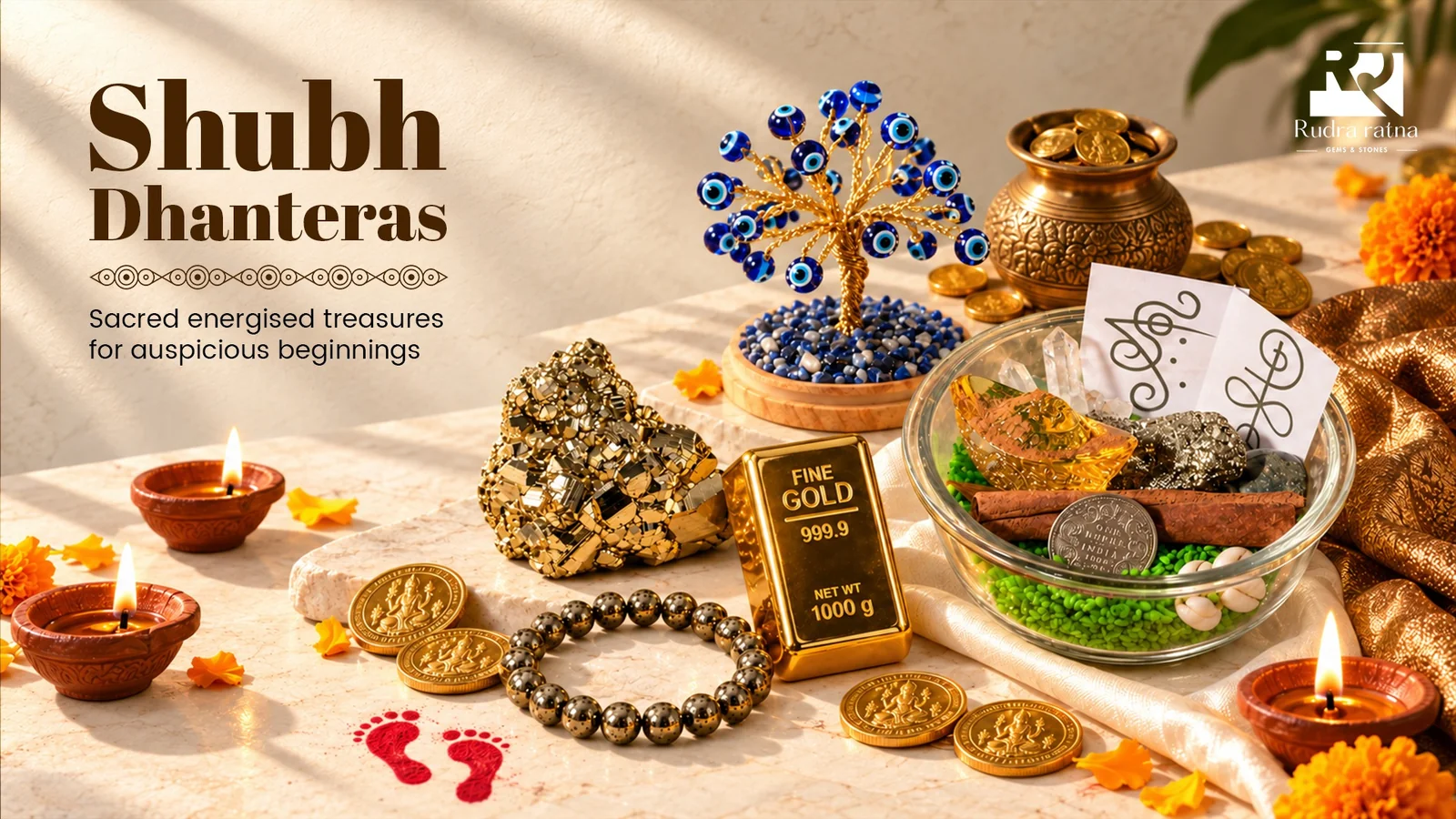 Shubh Dhanteras festival banner