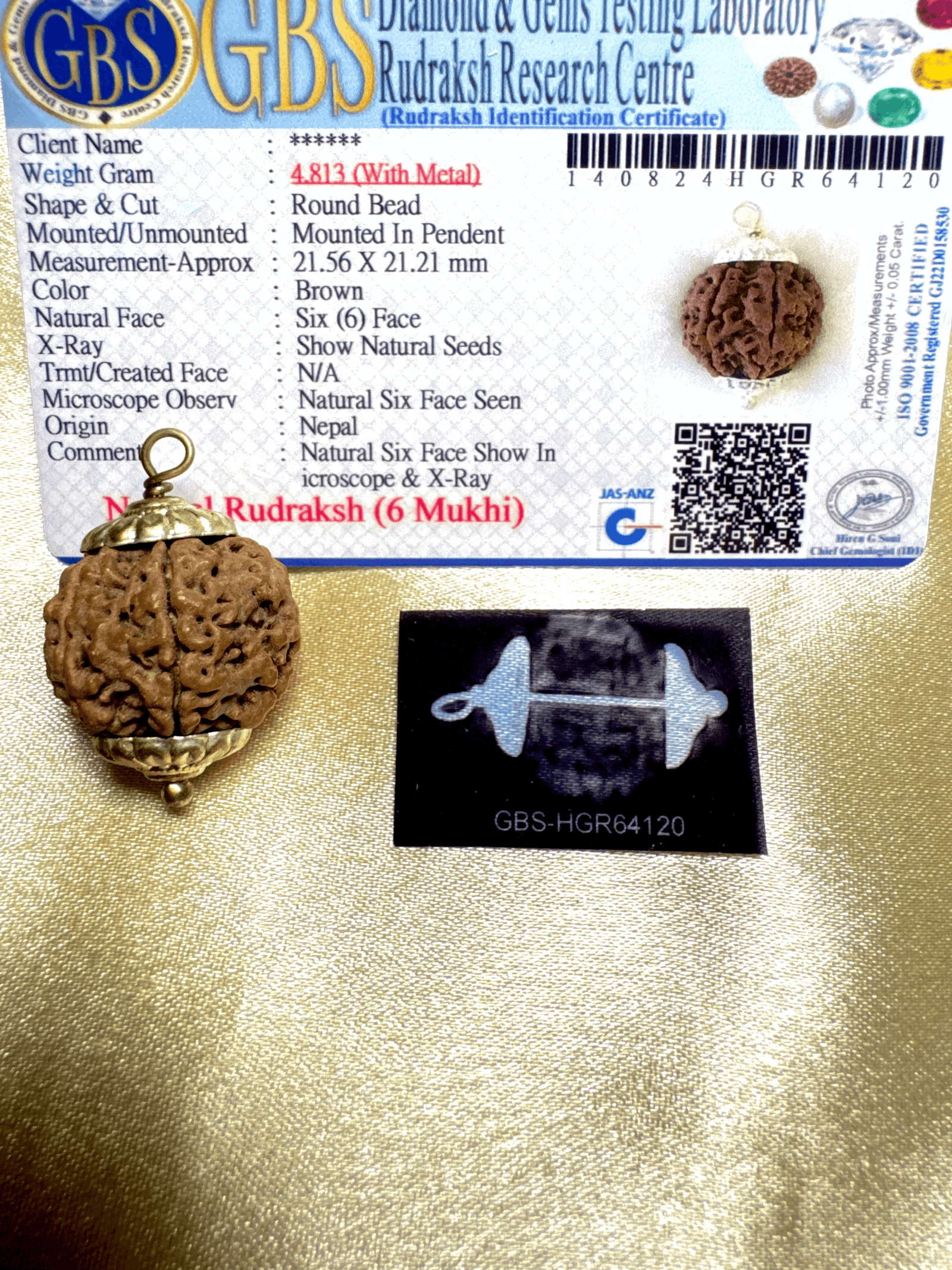 6 Mukhi Rudraksha