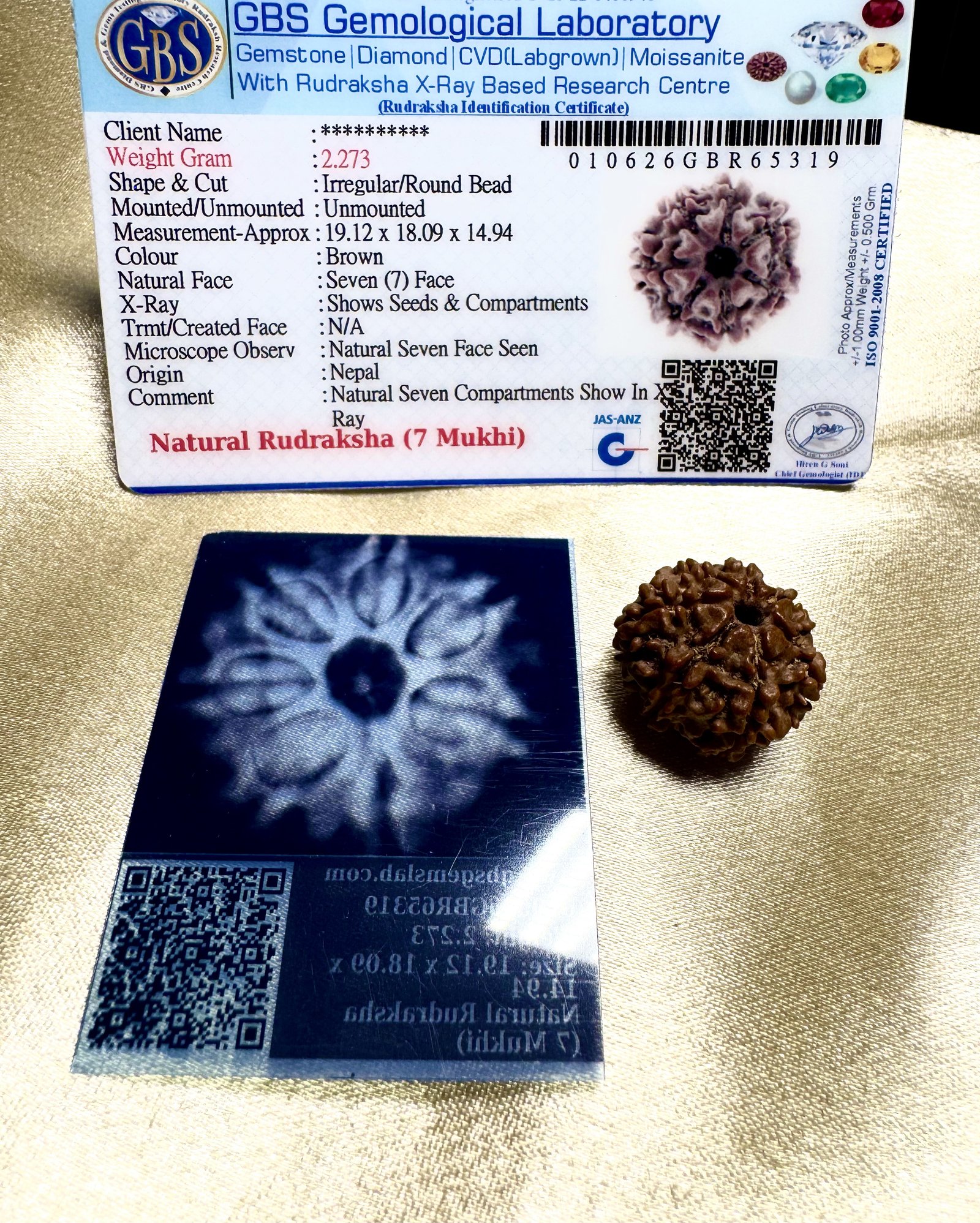 7 Mukhi Rudraksha