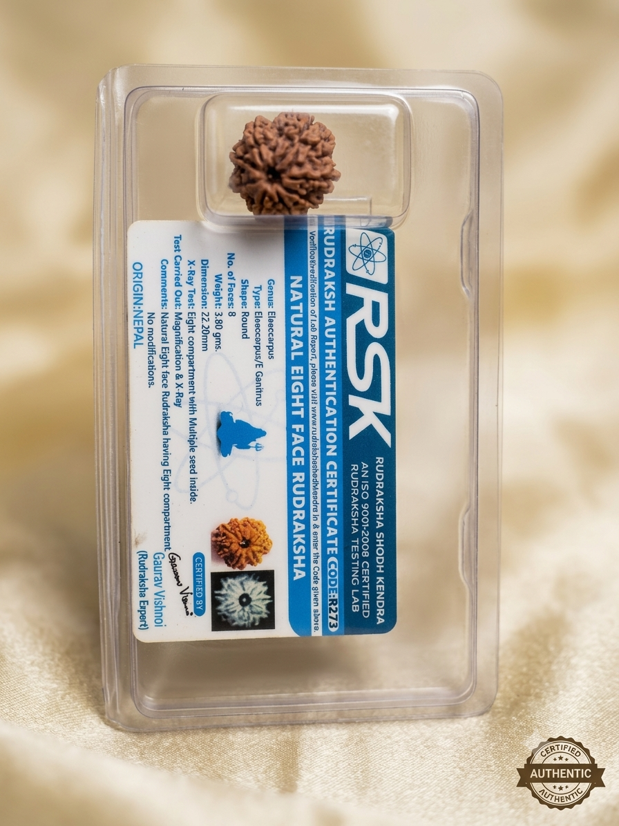 8 Mukhi Nepali Rudraksha - Rudraksha - Rudraa Ratna