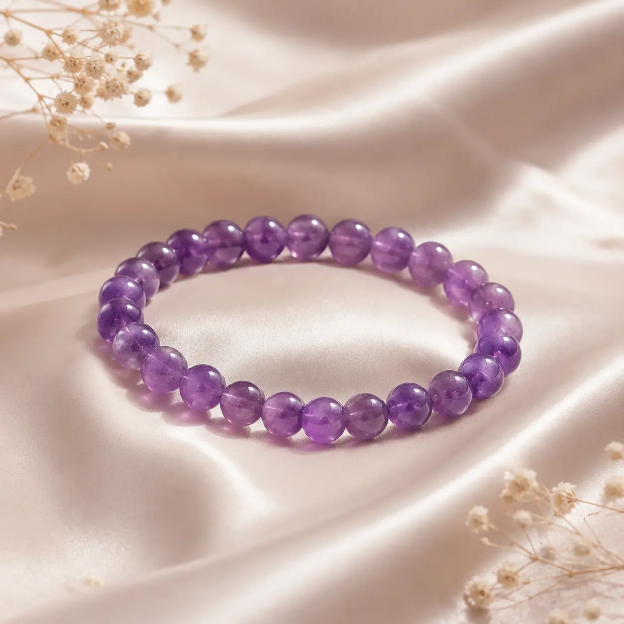 Amethyst bracelet hand chosen by intention