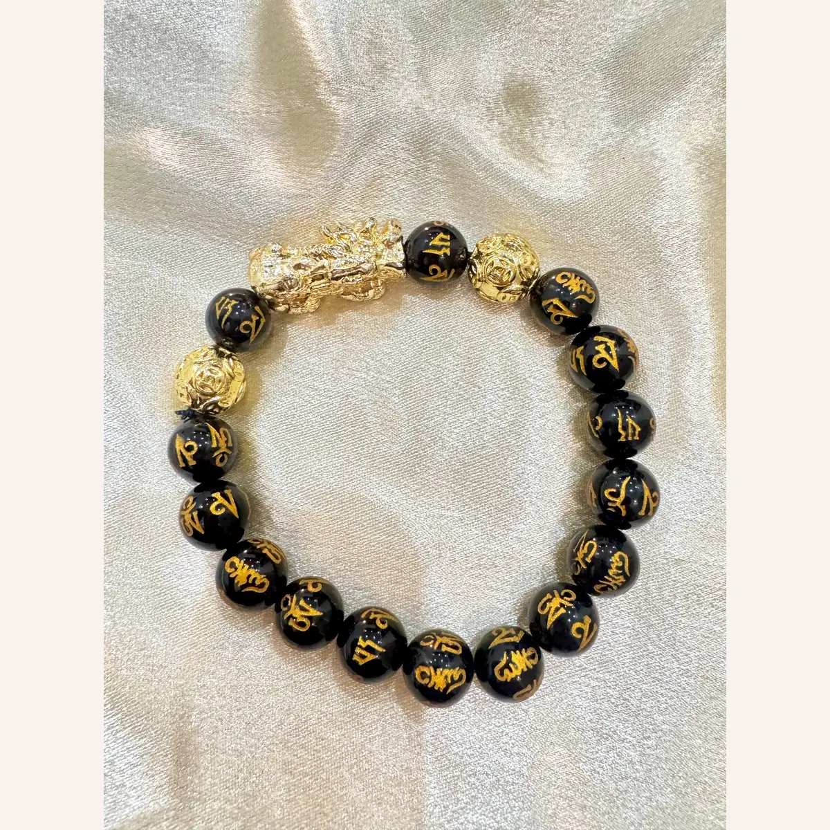 Black Dragon Bracelet - Crystals - Rudraa Ratna