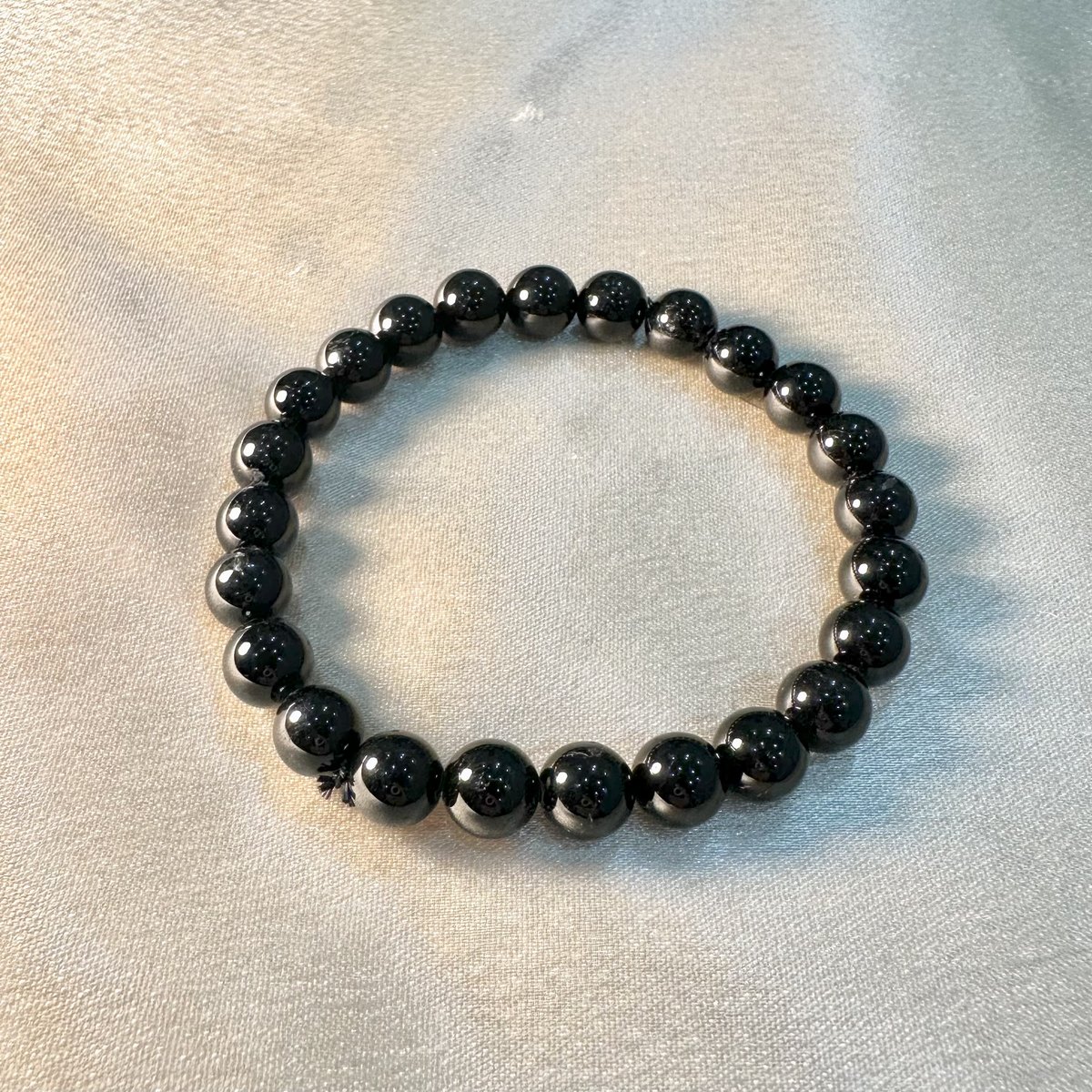 Black Tourmaline Bracelet - Crystals - Rudraa Ratna