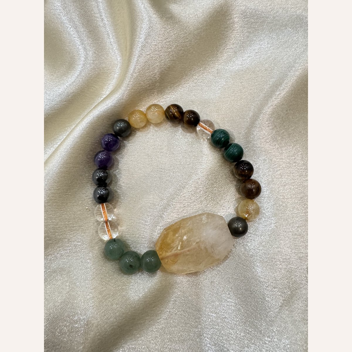 Premium Money Magnet Bracelet - Crystals - Rudraa Ratna