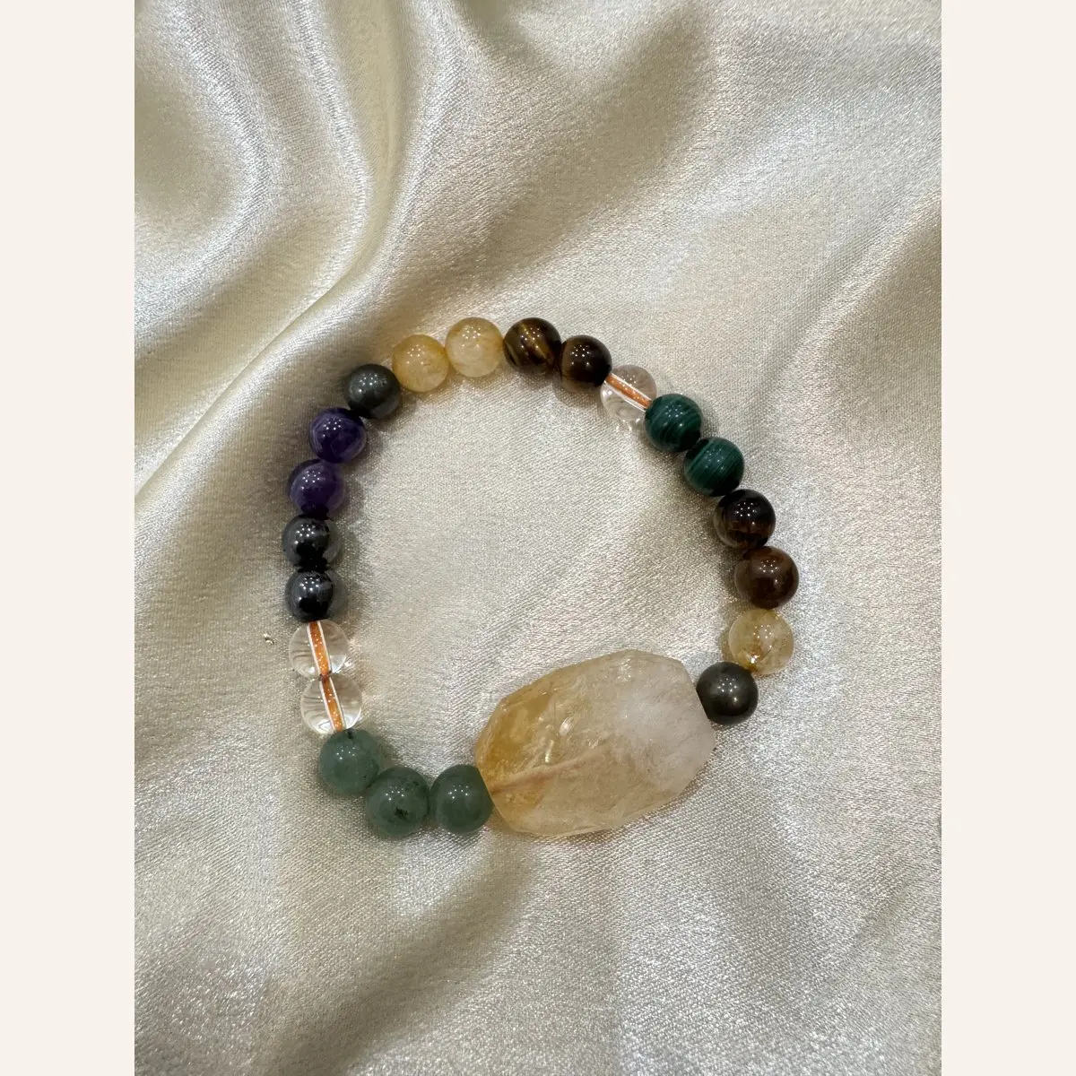 Premium Money Magnet Bracelet - Crystals - Rudraa Ratna