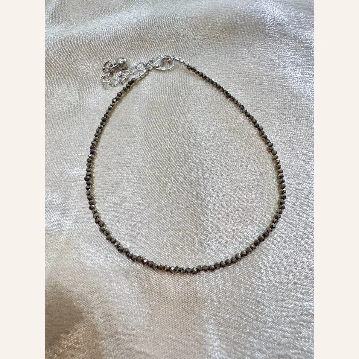 Pyrite Anklet - Crystals - Rudraa Ratna