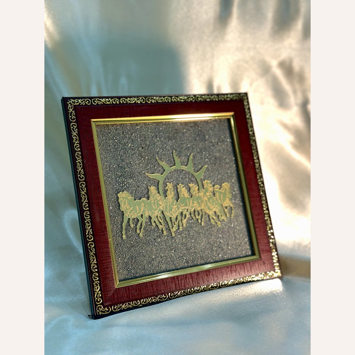 Pyrite Frame - Feng Shui & Vastu - Rudraa Ratna