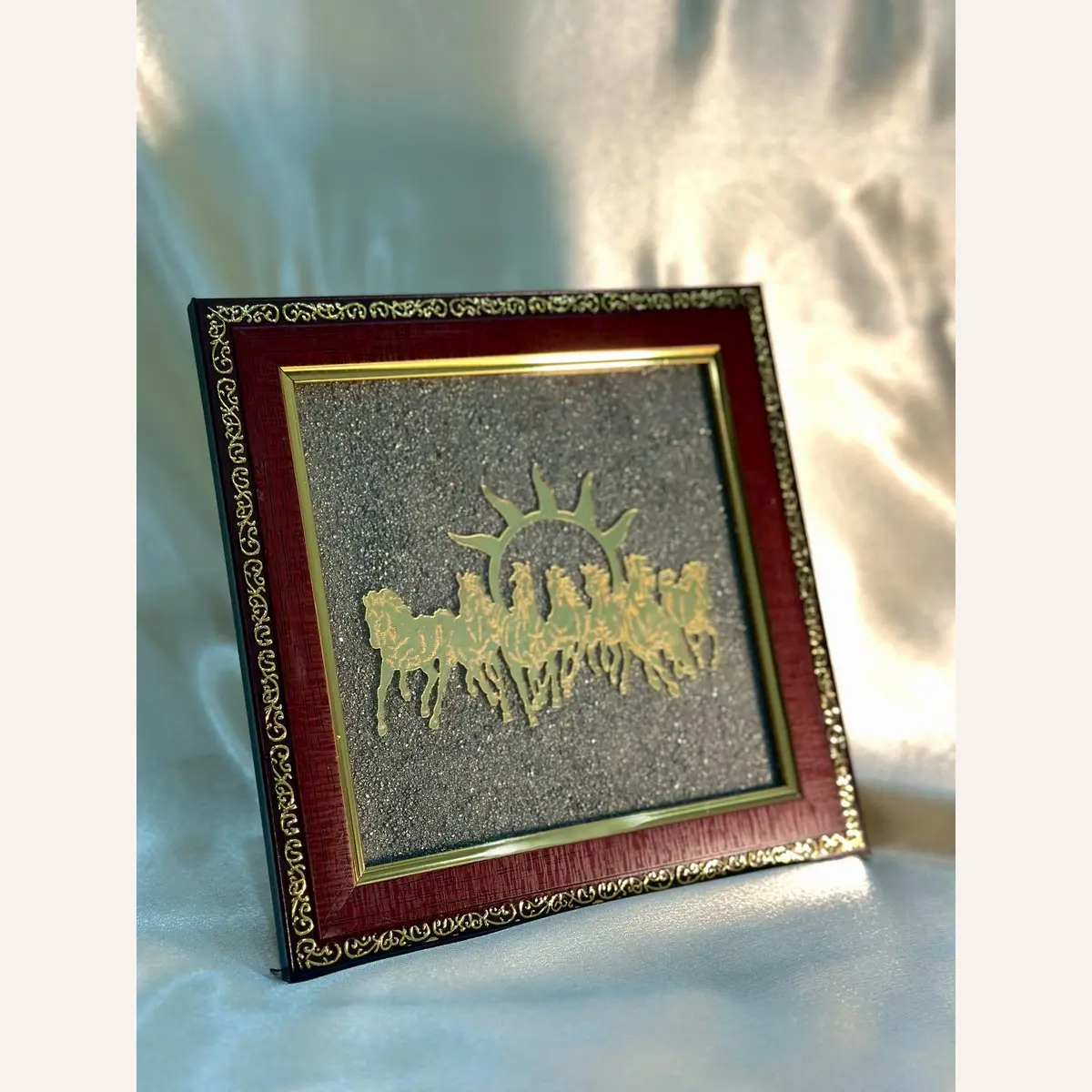 Pyrite Frame - Feng Shui & Vastu - Rudraa Ratna