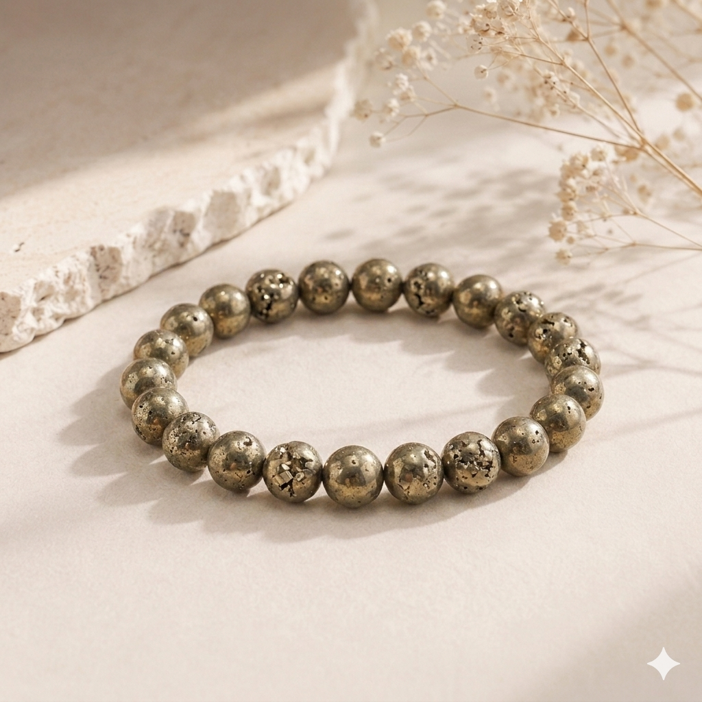 Pyrite Bracelet - Crystals - Rudraa Ratna
