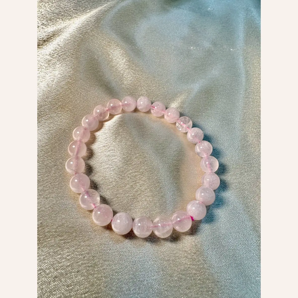 Rose Quartz Bracelet - Crystals - Rudraa Ratna