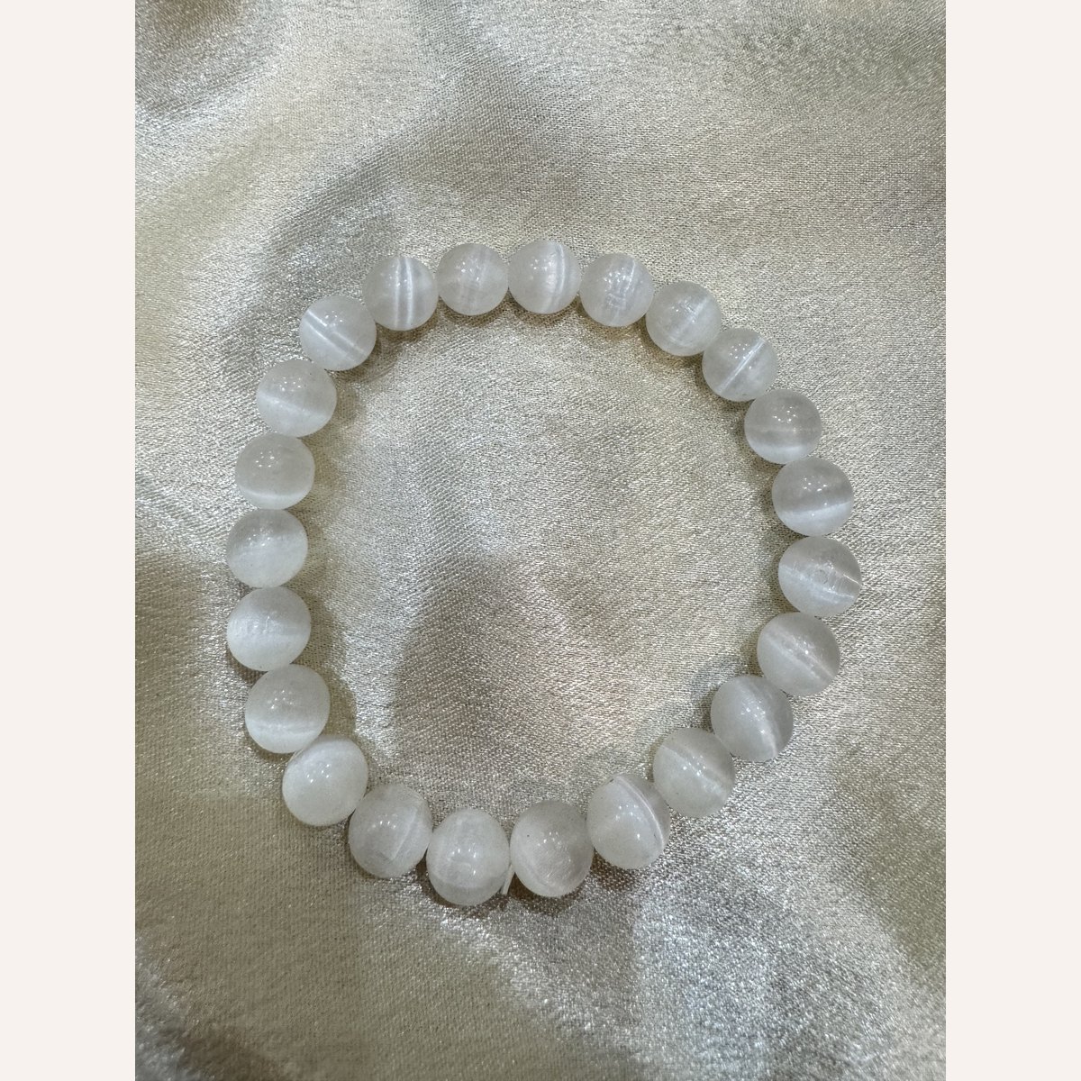 Selenite Bracelet 1 - Rudraa Ratna